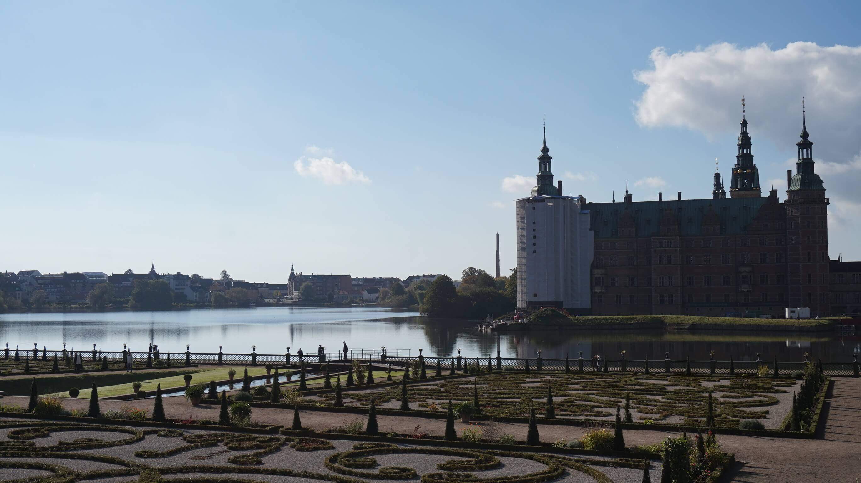 Lake in front of Frederiksborg Castle